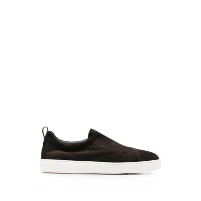 [해외] 26FW 산토니 스니커즈 MBCD22211BART SE2T60 BROWN