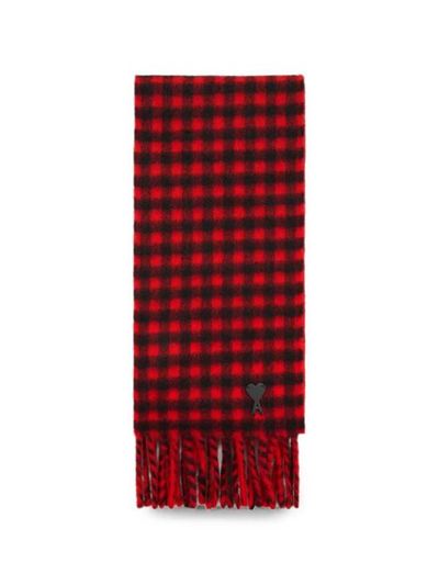 [해외] 26FW 아미 머플러/스카프 USF699 AW0059 A252 RED RUBIN BLACK