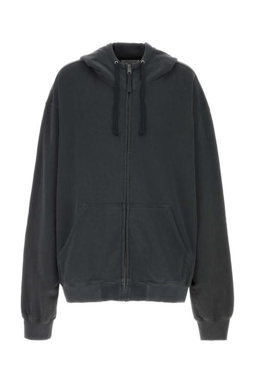 [해외] 25FW 마르지엘라 뉴메릭 로고 후드 집업 S50HG0047M25017 855 CHARCOAL