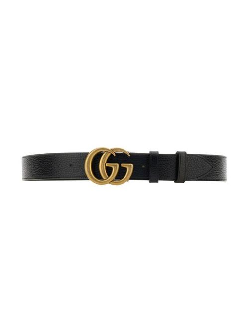 [해외] 26SS 구찌 더블 G 버클 리버시블 레더 벨트 627055 CAO2T1062 BLACK