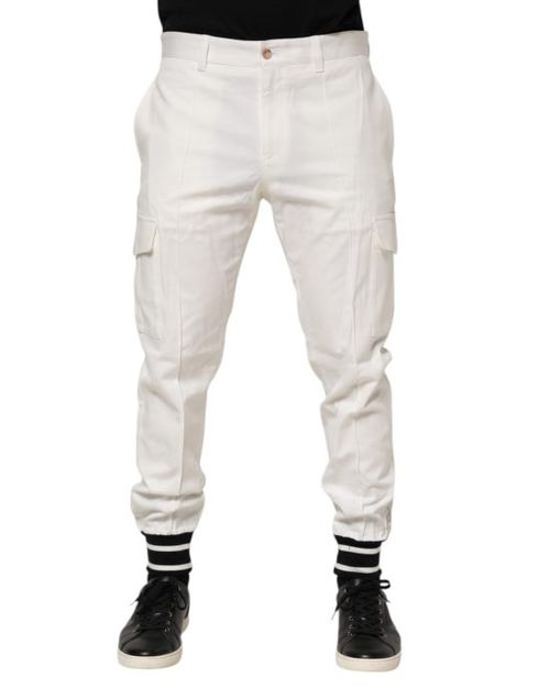 [해외] 돌체앤가바나 카고 팬츠 PAN76397 WHITE
