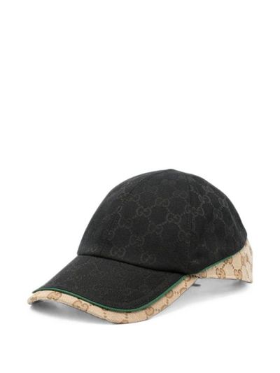 [해외] 26FW 구찌 GG 코튼 캔버스 베이스볼 캡 GG 코튼 캔버스 베이스볼 캡 A001I24HBK31079 BLACK